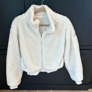 Alo foxy Sherpa coat ivory